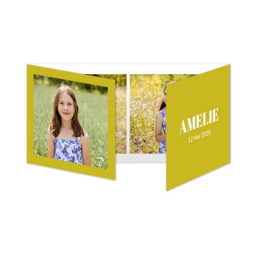 Dubbelgevouwen Kaart Panorama Liggend 19,6 x 9,3 cm Dubbelgevouwen Kaart Panorama Liggend 19,6 x 9,3 cm