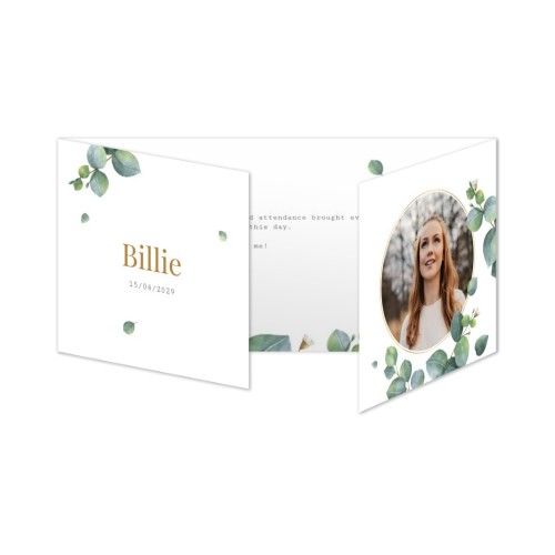 Double Folded Card Panoramic Landscape 19,6 x 9,3 cm 