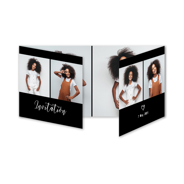 Double Folded Card Panoramic Landscape 19,6 x 9,3 cm 