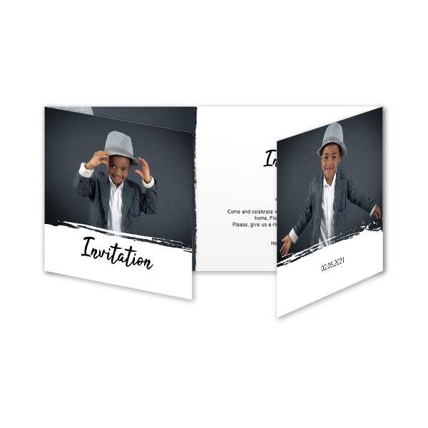 Double Folded Card Panoramic Landscape 19,6 x 9,3 cm 