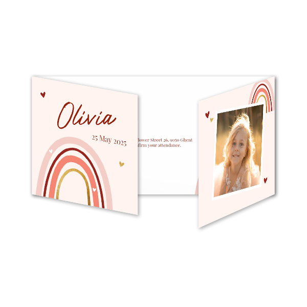 Faire-part 3 volets Pano paysage 19,6 x 9,3 cm Faire-part 3 volets Pano paysage 19,6 x 9,3 cm