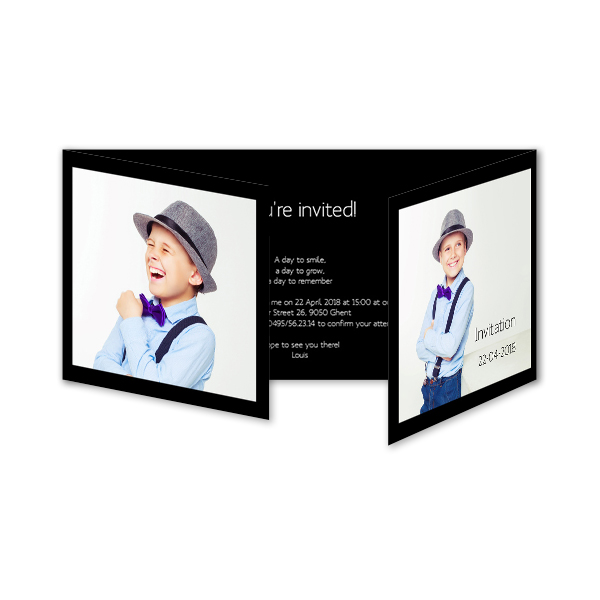 Double Folded Card Panoramic Landscape 19,6 x 9,3 cm Double Folded Card Panoramic Landscape 19,6 x 9,3 cm