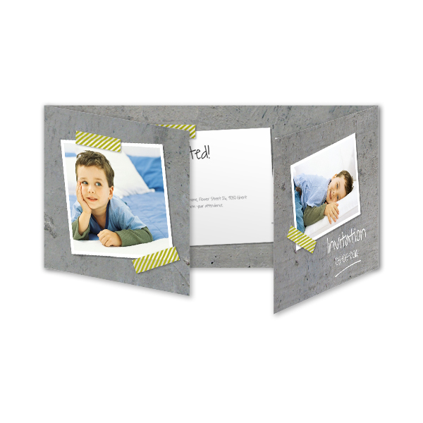 Double Folded Card Panoramic Landscape 19,6 x 9,3 cm 