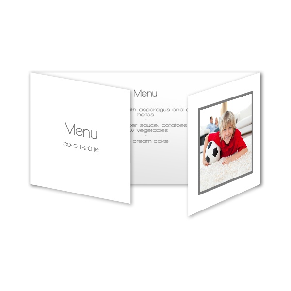 Double Folded Card Panoramic Landscape 19,6 x 9,3 cm 