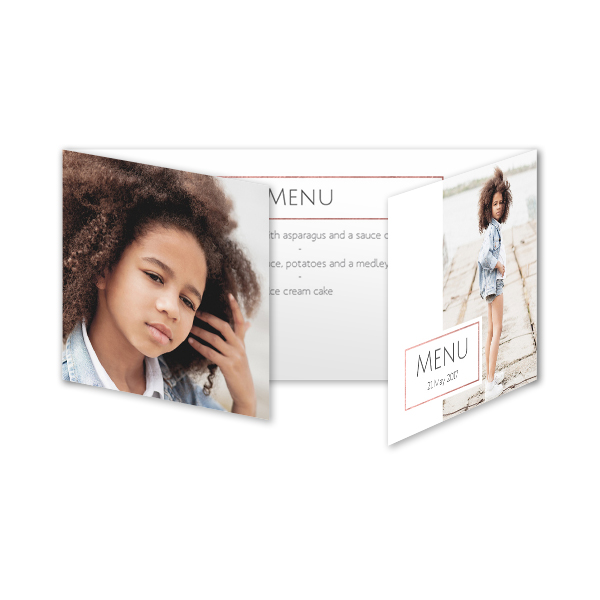 Double Folded Card Panoramic Landscape 19,6 x 9,3 cm Double Folded Card Panoramic Landscape 19,6 x 9,3 cm