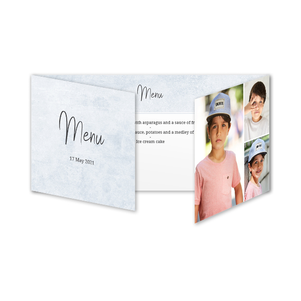 Double Folded Card Panoramic Landscape 19,6 x 9,3 cm Double Folded Card Panoramic Landscape 19,6 x 9,3 cm