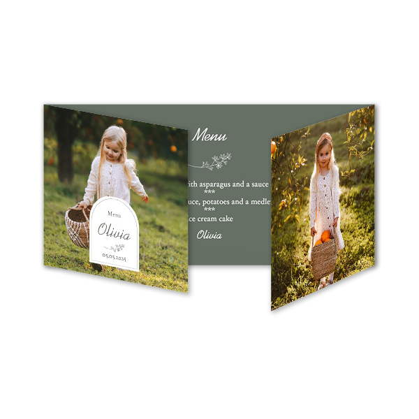 Fotokort 6 sider Panorama Liggende 19,6 x 9,3 cm