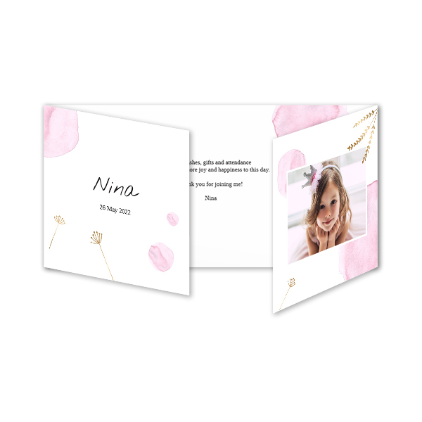 Fotokort 6 sidor Pano Liggande 19,6 x 9,3 cm