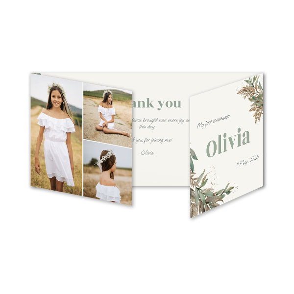 Fotokort 6 sidor Pano Liggande 19,6 x 9,3 cm