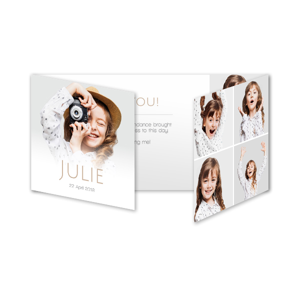 Double Folded Card Panoramic Landscape 19,6 x 9,3 cm 