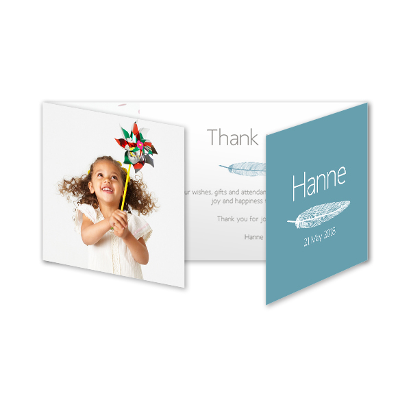 Faire-part 3 volets Pano paysage 19,6 x 9,3 cm