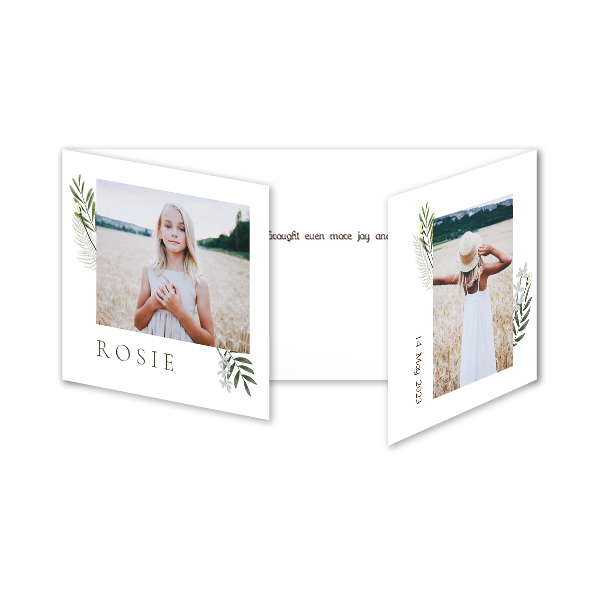 Fotokort 6 sidor Pano Liggande 19,6 x 9,3 cm