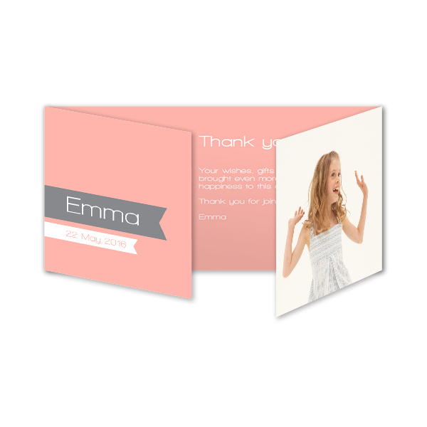 Doppelt gefaltete Grusskarte Panorama Querformat 19,6 x 9,3 cm