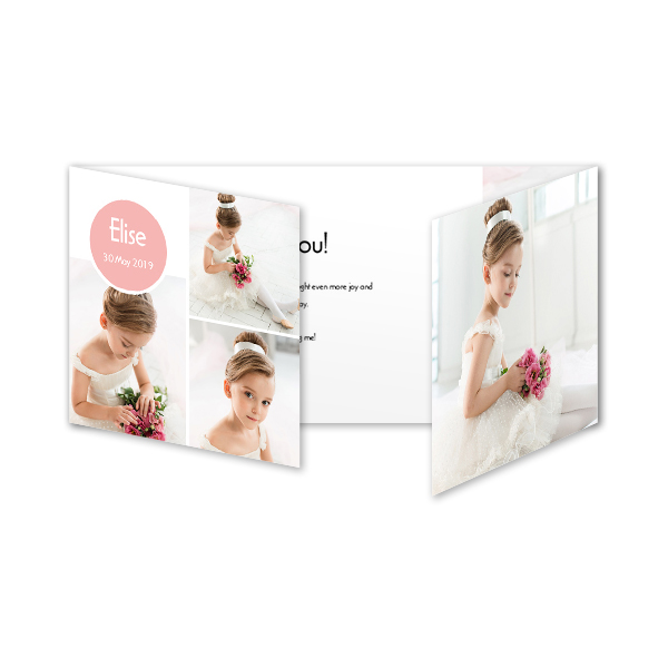 Double Folded Card Panoramic Landscape 19,6 x 9,3 cm 