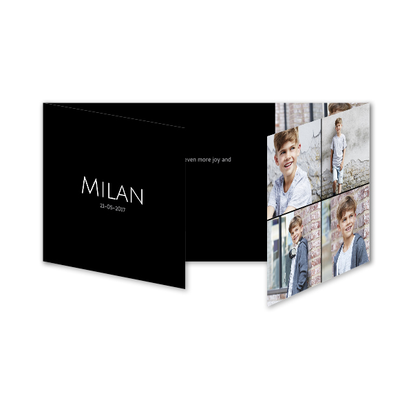 Double Folded Card Panoramic Landscape 19,6 x 9,3 cm 