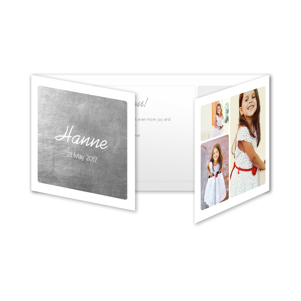 Double Folded Card Panoramic Landscape 19,6 x 9,3 cm 