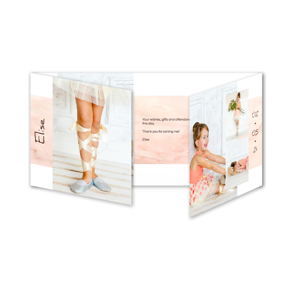 Fotokort 6 sidor Pano Liggande 19,6 x 9,3 cm