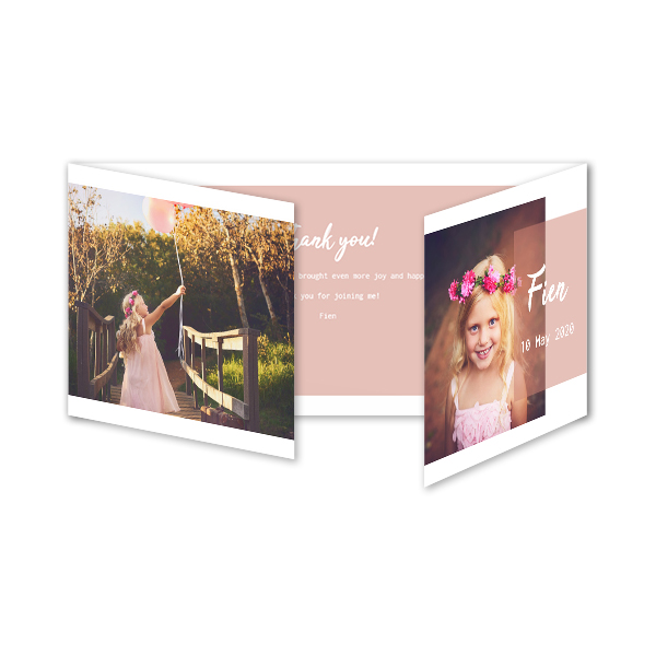 Dubbelgevouwen Kaart Panorama Liggend 19,6 x 9,3 cm Dubbelgevouwen Kaart Panorama Liggend 19,6 x 9,3 cm