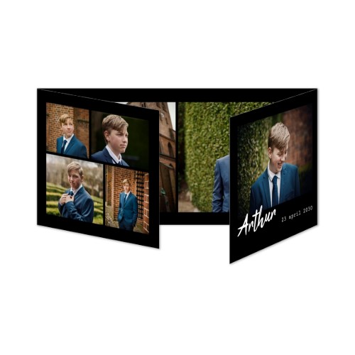 Double Folded Card Panoramic Landscape 19,6 x 9,3 cm 