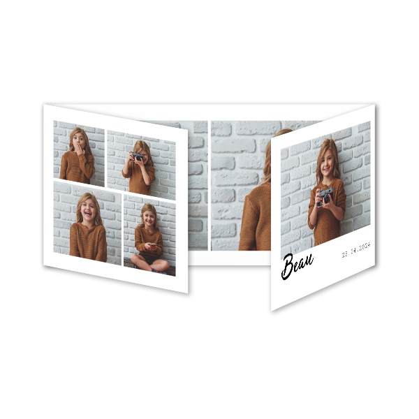 Double Folded Card Panoramic Landscape 19,6 x 9,3 cm Double Folded Card Panoramic Landscape 19,6 x 9,3 cm