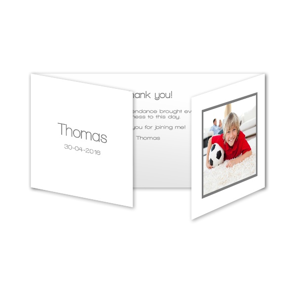 Double Folded Card Panoramic Landscape 19,6 x 9,3 cm 