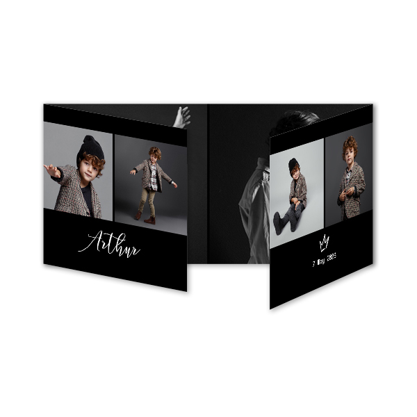 Double Folded Card Panoramic Landscape 19,6 x 9,3 cm 