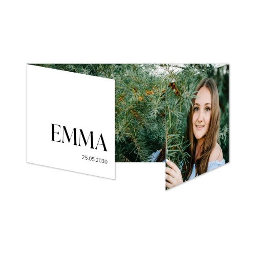 Double Folded Card Panoramic Landscape 19,6 x 9,3 cm Double Folded Card Panoramic Landscape 19,6 x 9,3 cm