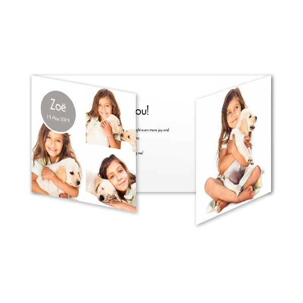 Double Folded Card Panoramic Landscape 19,6 x 9,3 cm Double Folded Card Panoramic Landscape 19,6 x 9,3 cm