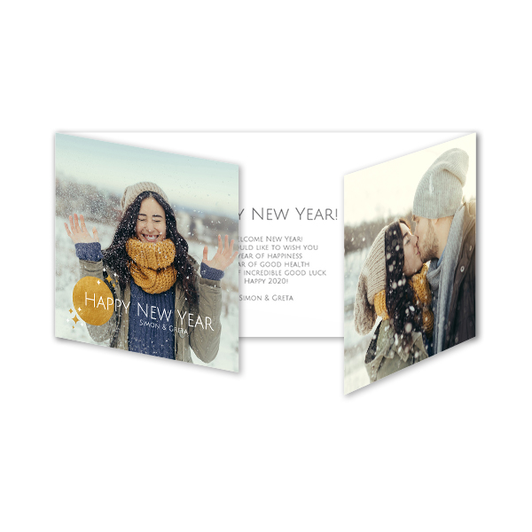 Double Folded Card Panoramic Landscape 19,6 x 9,3 cm 