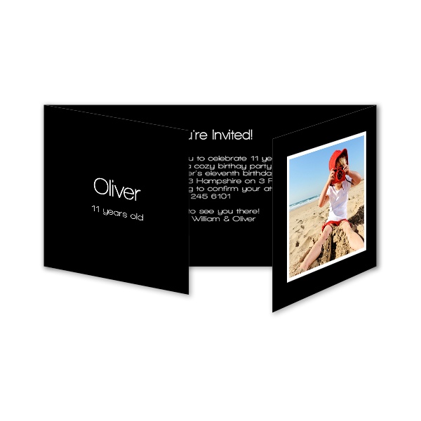 Double Folded Card Panoramic Landscape 19,6 x 9,3 cm Double Folded Card Panoramic Landscape 19,6 x 9,3 cm