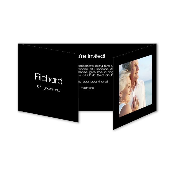 Faire-part 3 volets Pano paysage 19,6 x 9,3 cm