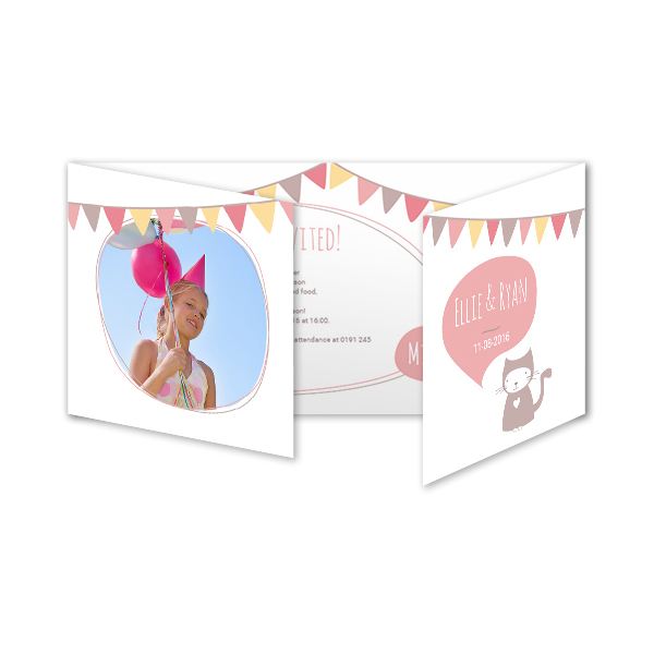 Fotokort 6 sidor Pano Liggande 19,6 x 9,3 cm