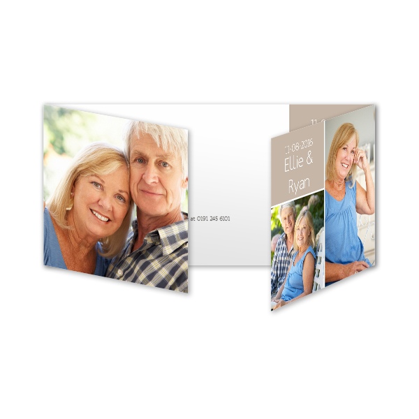 Fotokort 6 sider Panorama Landskab 19,6 x 9,3 cm