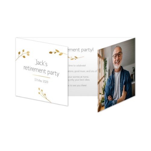 Double Folded Card Panoramic Landscape 19,6 x 9,3 cm 