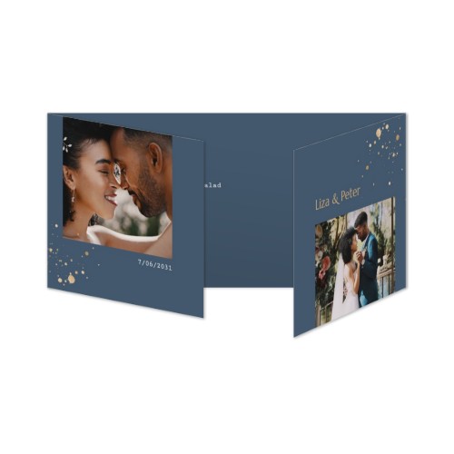 Faire-part 3 volets Pano paysage 19,6 x 9,3 cm