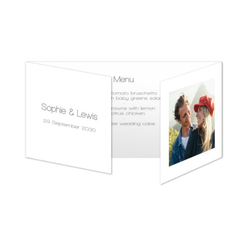 Faire-part 3 volets Pano paysage 19,6 x 9,3 cm Faire-part 3 volets Pano paysage 19,6 x 9,3 cm