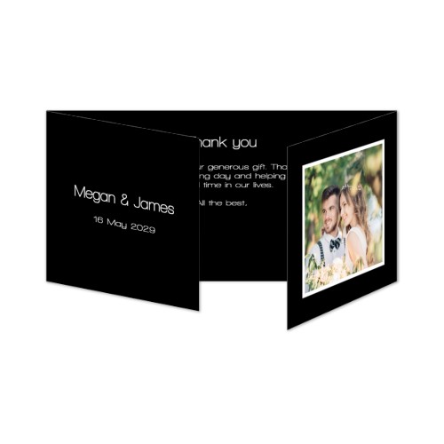 Double Folded Card Panoramic Landscape 19,6 x 9,3 cm 