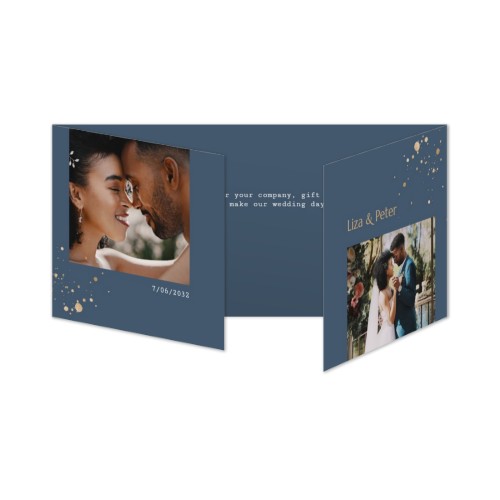 Double Folded Card Panoramic Landscape 19,6 x 9,3 cm 