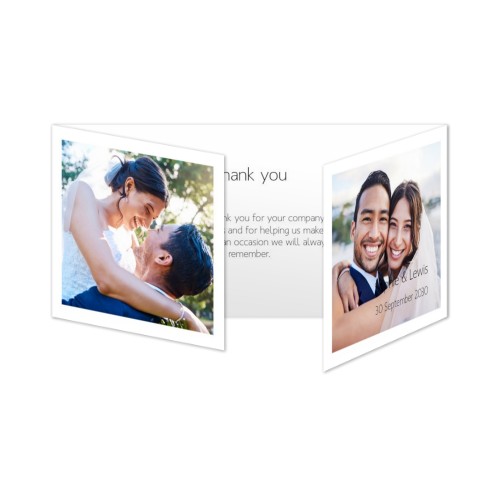 Double Folded Card Panoramic Landscape 19,6 x 9,3 cm 