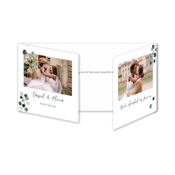 Double Folded Card Panoramic Landscape 19,6 x 9,3 cm Double Folded Card Panoramic Landscape 19,6 x 9,3 cm