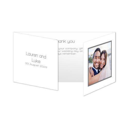 Doppelt gefaltete Grusskarte Panorama Querformat 19,6 x 9,3 cm