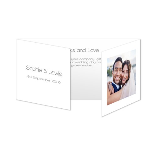 Double Folded Card Panoramic Landscape 19,6 x 9,3 cm 