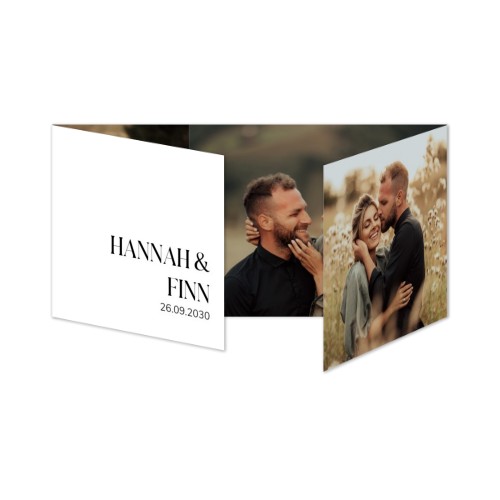 Double Folded Card Panoramic Landscape 19,6 x 9,3 cm Double Folded Card Panoramic Landscape 19,6 x 9,3 cm