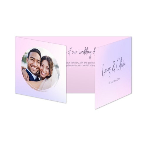 Fotokort 6 sider Panorama Landskab 19,6 x 9,3 cm