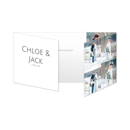 Double Folded Card Panoramic Landscape 19,6 x 9,3 cm 