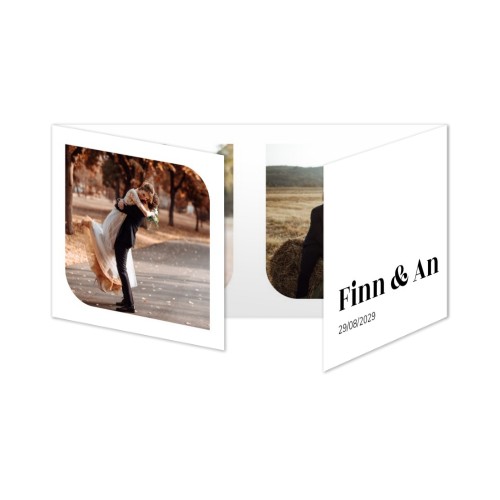 Dubbelgevouwen Kaart Panorama Liggend 19,6 x 9,3 cm Dubbelgevouwen Kaart Panorama Liggend 19,6 x 9,3 cm