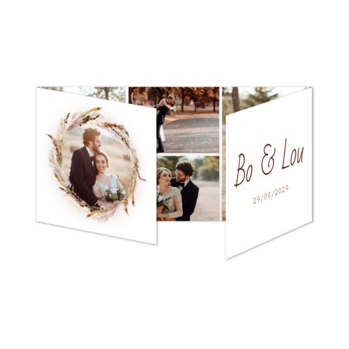 Faire-part 3 volets Pano paysage 19,6 x 9,3 cm Faire-part 3 volets Pano paysage 19,6 x 9,3 cm