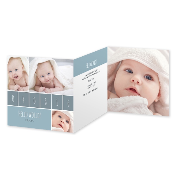 Double Folded Card Square 14,3 x 14,3 cm