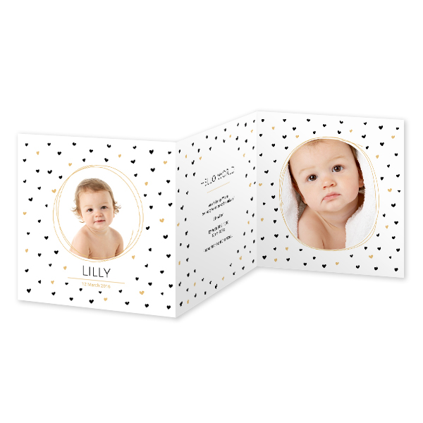 Double Folded Card Square 14,3 x 14,3 cm
