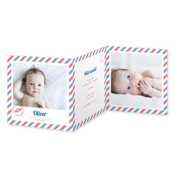 Double Folded Card Square 14,3 x 14,3 cm